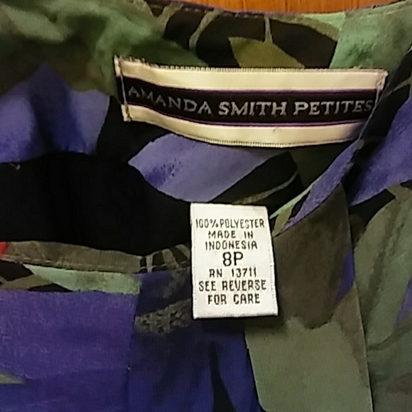 AMANDA SMITH Flower Pattern Skirt👗💜❤️ - Picture 3 of 4